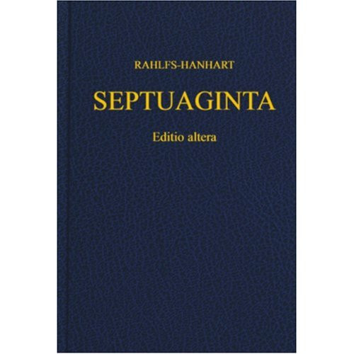 Grec ancien, Septuaginta - [Septante, texte grec de l'Ancien Testament]