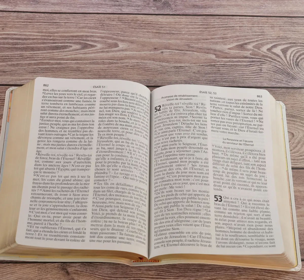 Bible Segond NEG, gros caractères, blanche - Couverture souple en toile, tranche or