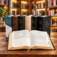 Bible d'étude Segond NEG MacArthur - couverture souple brun/beige, tranche or, onglets
