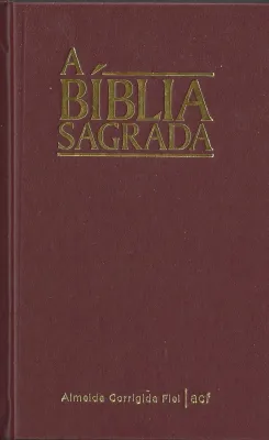Portugais, Bible Brésilien Almeida Corrigida Fiel, rouge, moyen format
