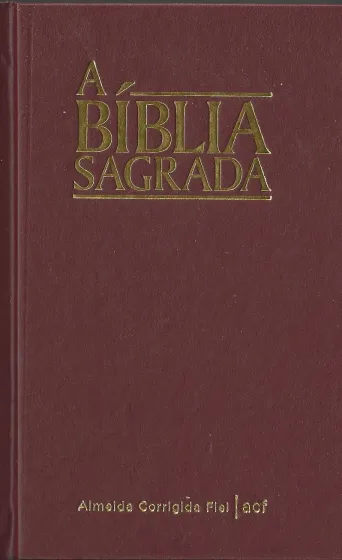 Portugais, Bible Brésilien Almeida Corrigida Fiel, rouge, moyen format