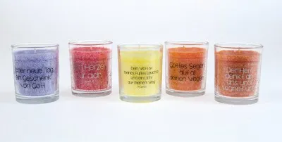 Bougie Parfumée - Vanille-Bois de Santal - 1Jean4.16