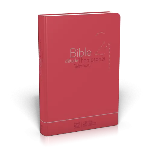 Bible d'étude Thompson 21 Sélection, rouge - couverture souple, vivella