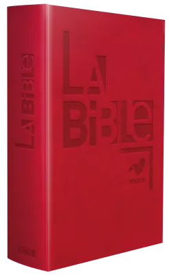 Bible Parole de Vie, compacte, rouge - couverture souple, vivella, avec livres deutérocanoniques