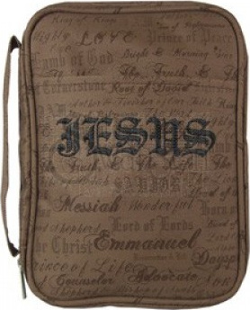 Pochette Bible M "Names of Jesus" - 17.5 x 23.5 x 4.8 cm