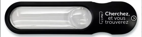 Loupe de lecture avec lampe led