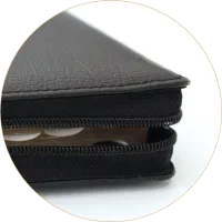 Bible Segond 1910, gros caractères, noire - couverture souple, avec zipper, tranche or, onglets