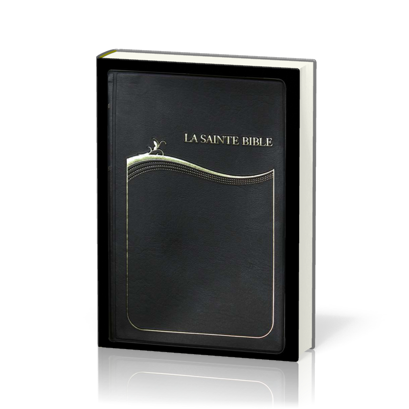 Bible Segond 1910, miniature, noire - couverture souple, flexa