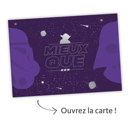 Mieux que Star Wars… - Carte surprise