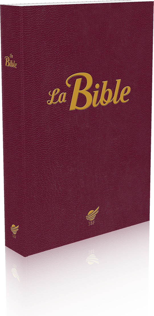 Bible Segond 1910, brochée, bordeaux - Nouvelle édition de la Bible vie, compacte, paroles de Jésus en rouge.