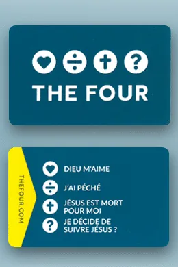 Carte "The Four" - pack de 100