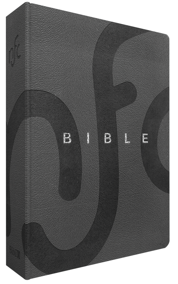 Bible Nouvelle Français courant - Luxe,Couverture souple, simili cuir gris, tranche argent, sans deutérocanoniques