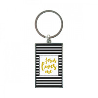 Porte-clé "Jesus loves you/Jesus loves me"