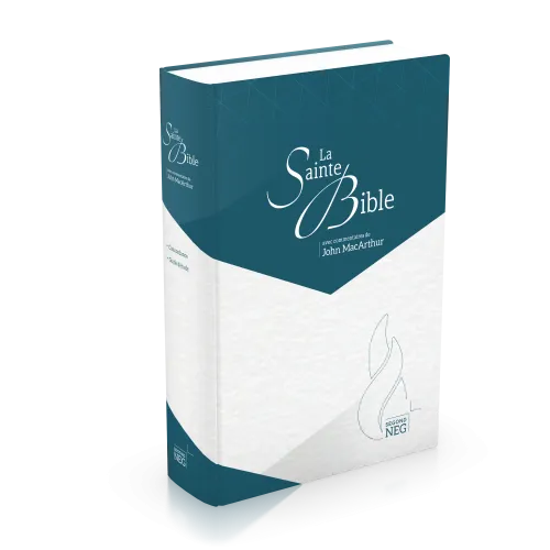 Bible d'étude Segond NEG MacArthur - Couverture rigide bicolore