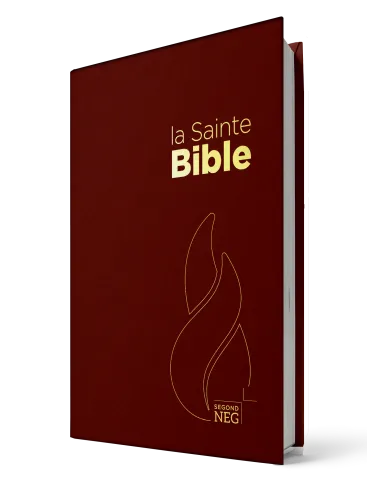 Bible Segond NEG, compacte, grenat - couverture  rigide