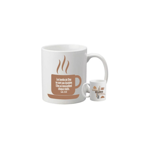 Mug "Les bontés de Dieu…" Lam 3:22 - Bon appétit