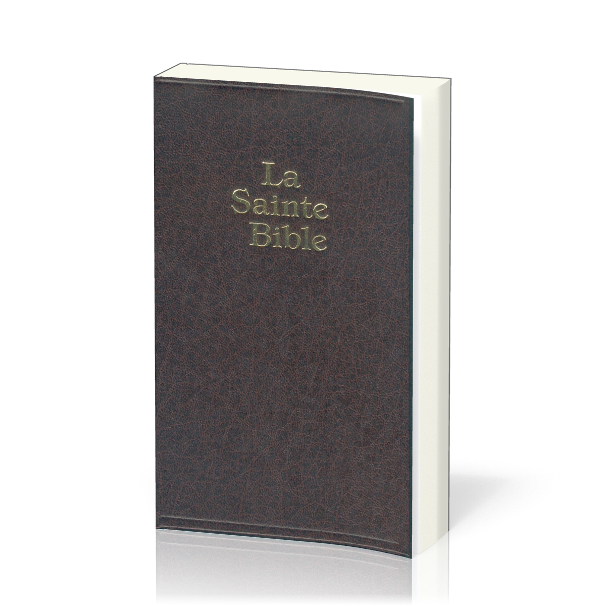 Bible Darby, petit format, brune - couverture rigide, vivella