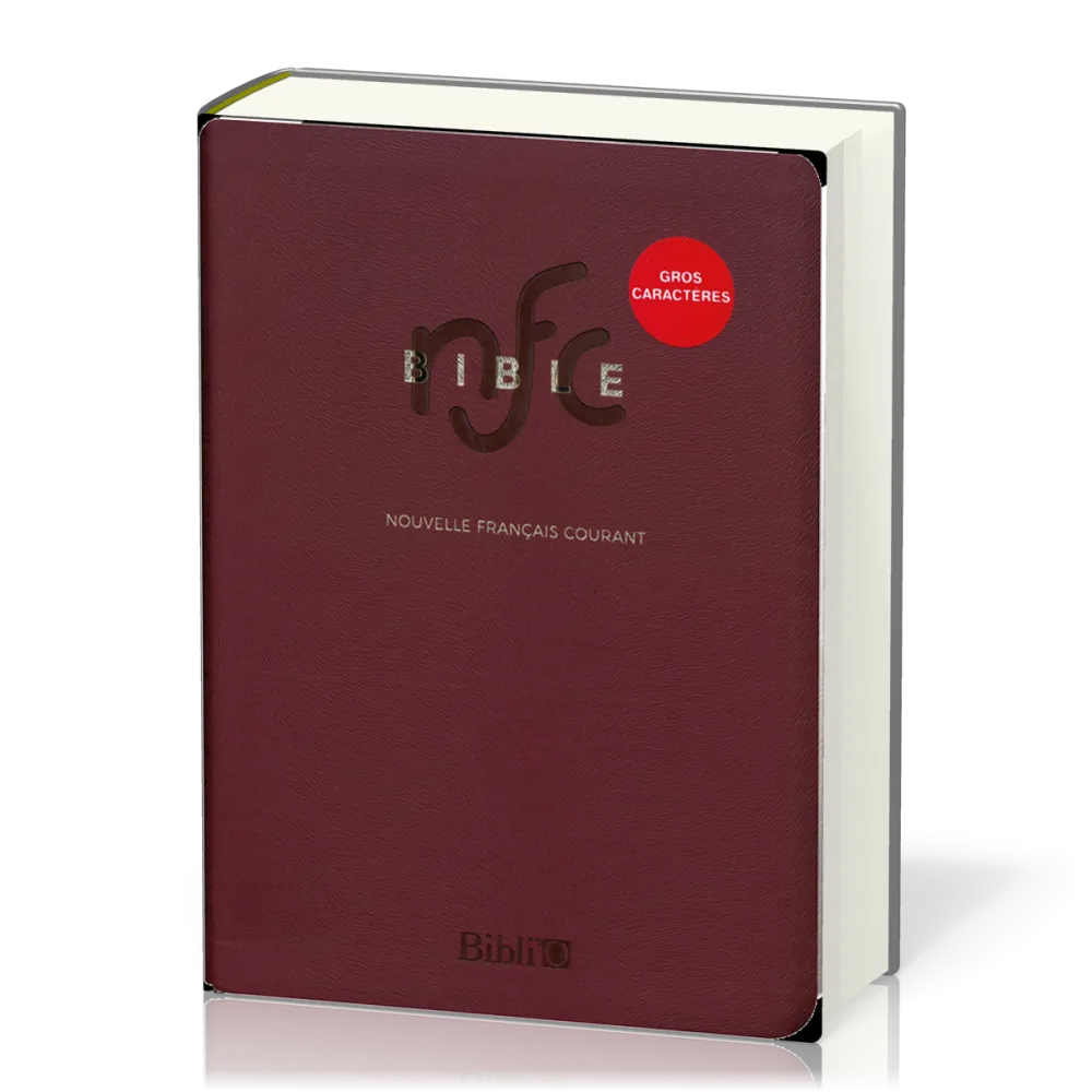 Bible Nouvelle Français courant, gros caractères - avec deutérocanoniques