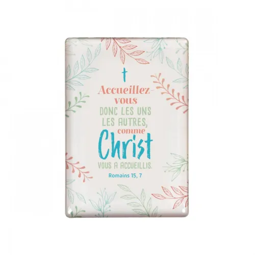 Magnet Mot d'ordre 2022 - « Accueillez-vous donc les uns les autres […] » Romains 15.7