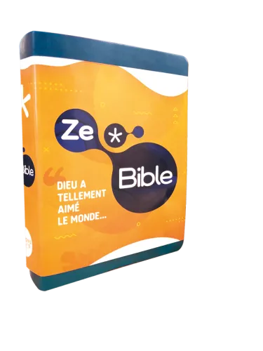 ZeBible, NFC avec Deutérocanoniques - Couverture souple en similicuir bleu