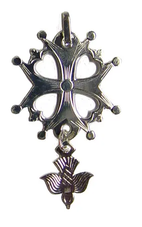 Croix Huguenote en Argent 925