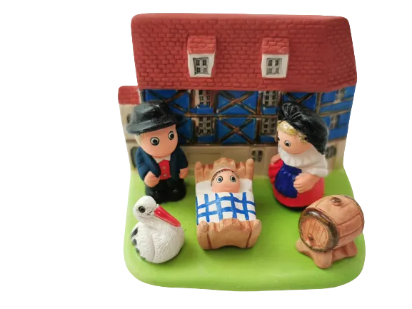 Crèche Alsace - Céramique