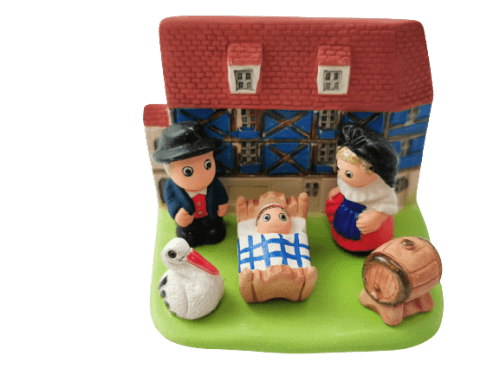 Crèche Alsace - Céramique