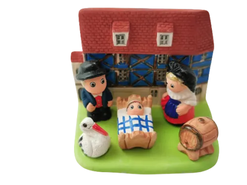 Crèche Alsace - Céramique