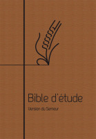 Bible d'étude Semeur 2015 - couverture souple brune, marron, tranche blanche