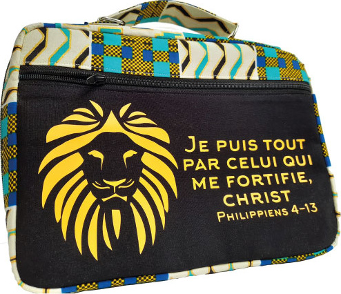 Sacoche Bible, Taille M, "Je puis tout […]" Philippiens 4.13