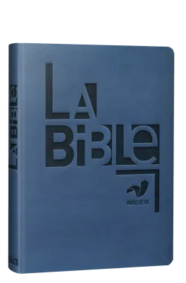 Bible Parole de Vie, compacte, bleue - couverture souple, vivella, sans deutérocanoniques