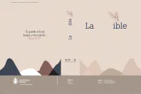 Bible Segond 21, gros caractères, - modèle rigide toilé matelassé - La Maison de la Bible x Sœur_co