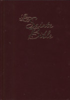 Bible Segond 1910, couverture rigide grenat, gros caractères